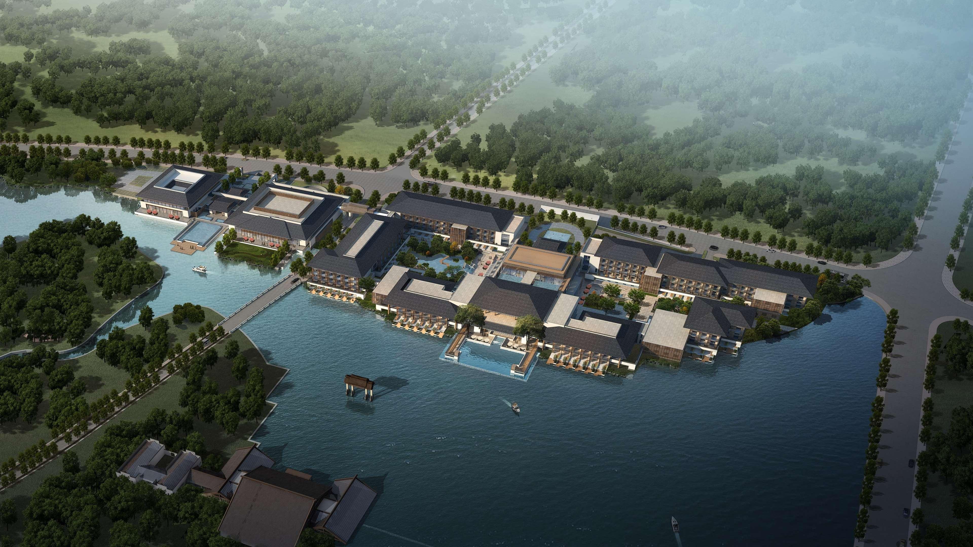 Hilton Shanghai Songjiang Guangfulin المظهر الخارجي الصورة