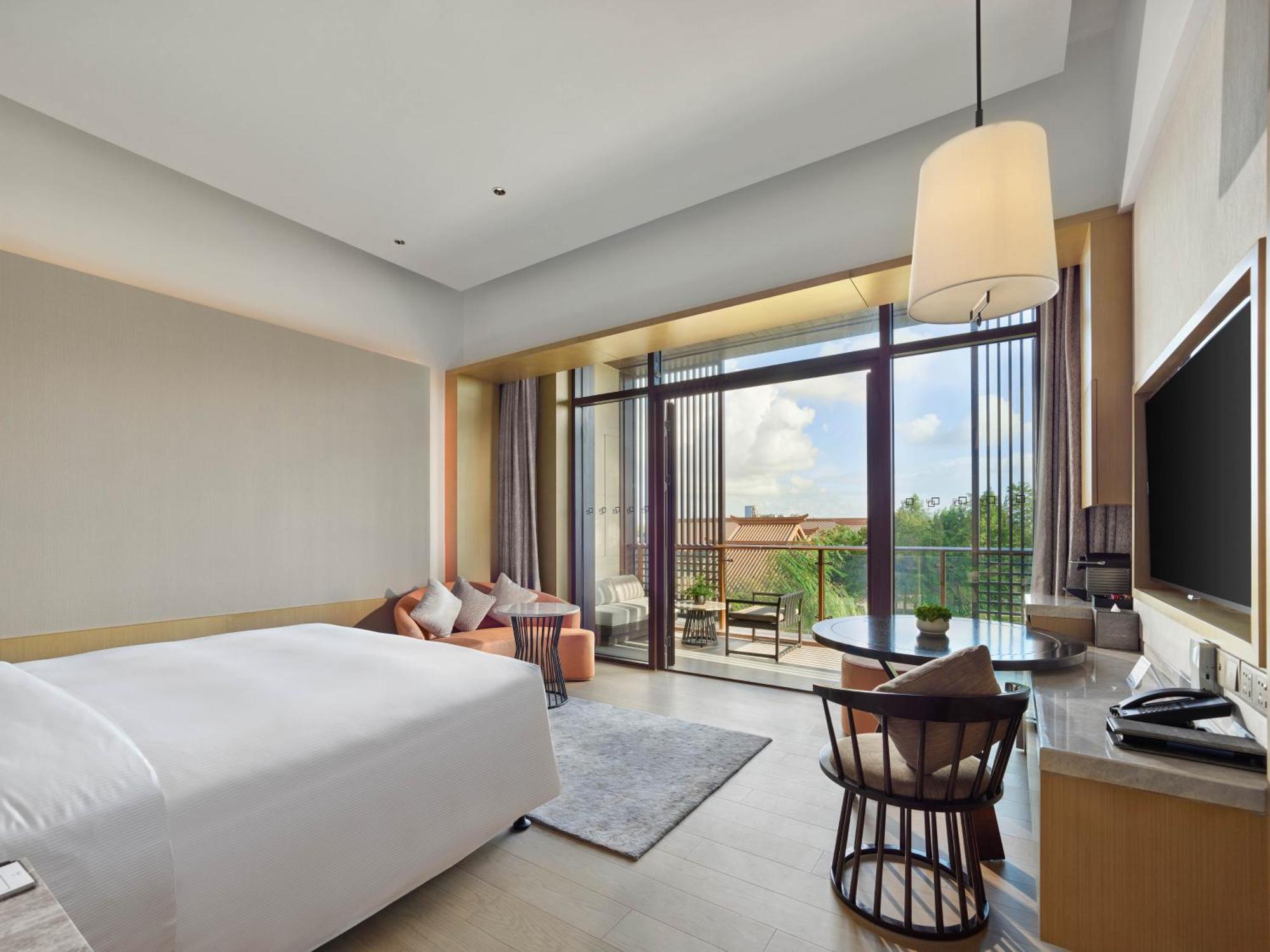 Hilton Shanghai Songjiang Guangfulin المظهر الخارجي الصورة