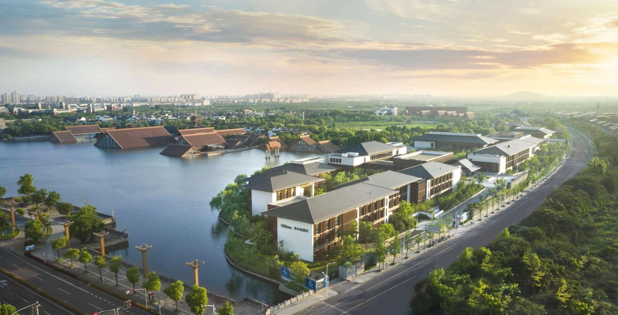 Hilton Shanghai Songjiang Guangfulin المظهر الخارجي الصورة